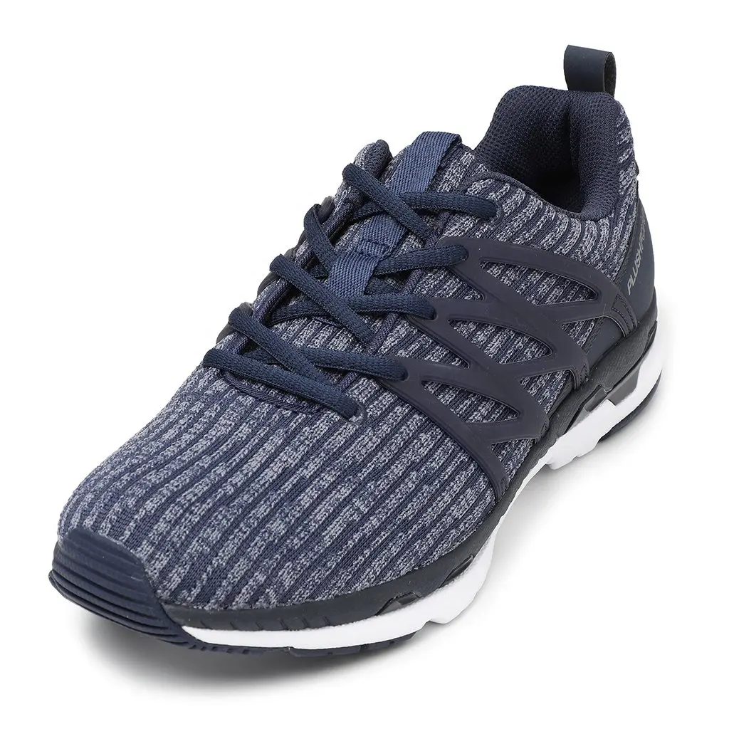 Male MD Grey OEM ODM Service Top Level Breathable Brand Sport Shoes Knit Casual Sport Shoes Sneakers China